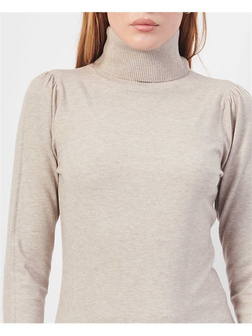 Yes Zee Puff Sleeve Turtleneck Sweater YES ZEE | M038-RU000268